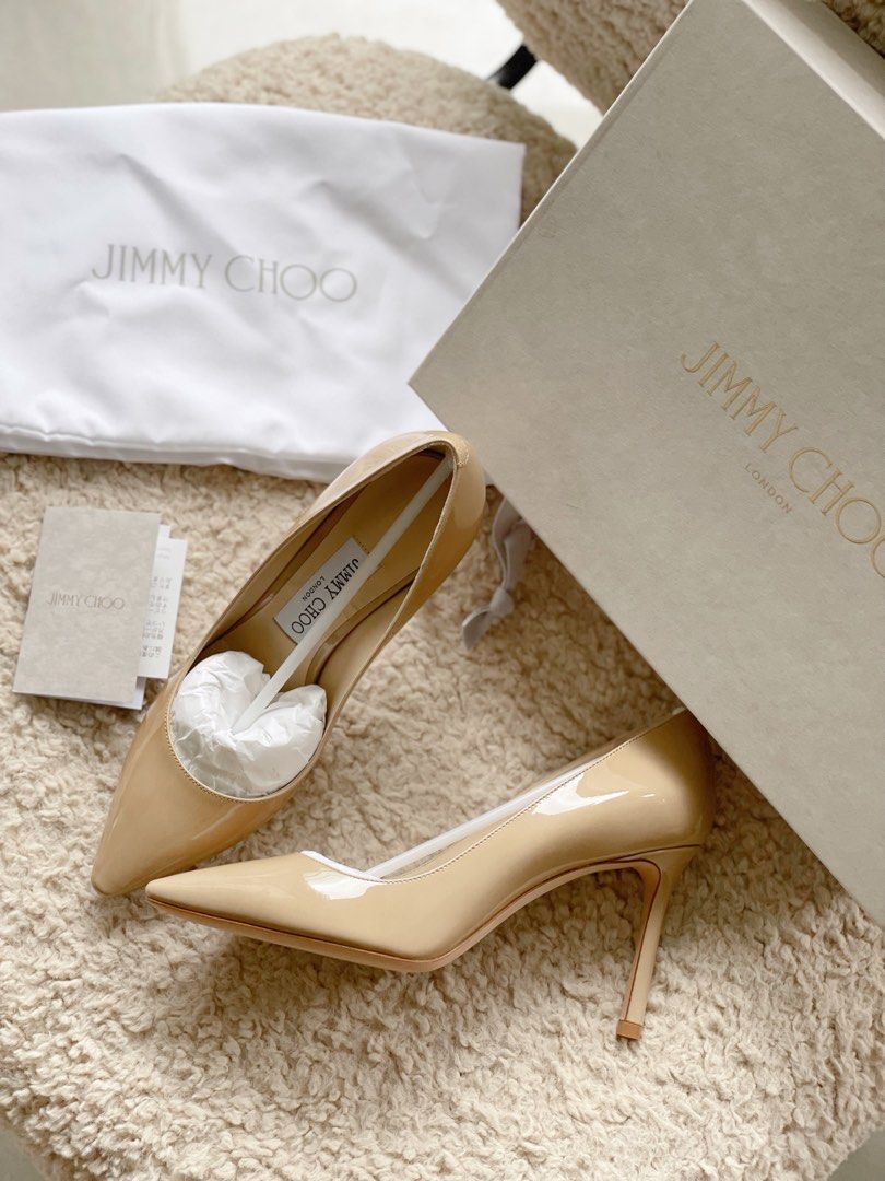 Jimmy choo discount romy 85 nude