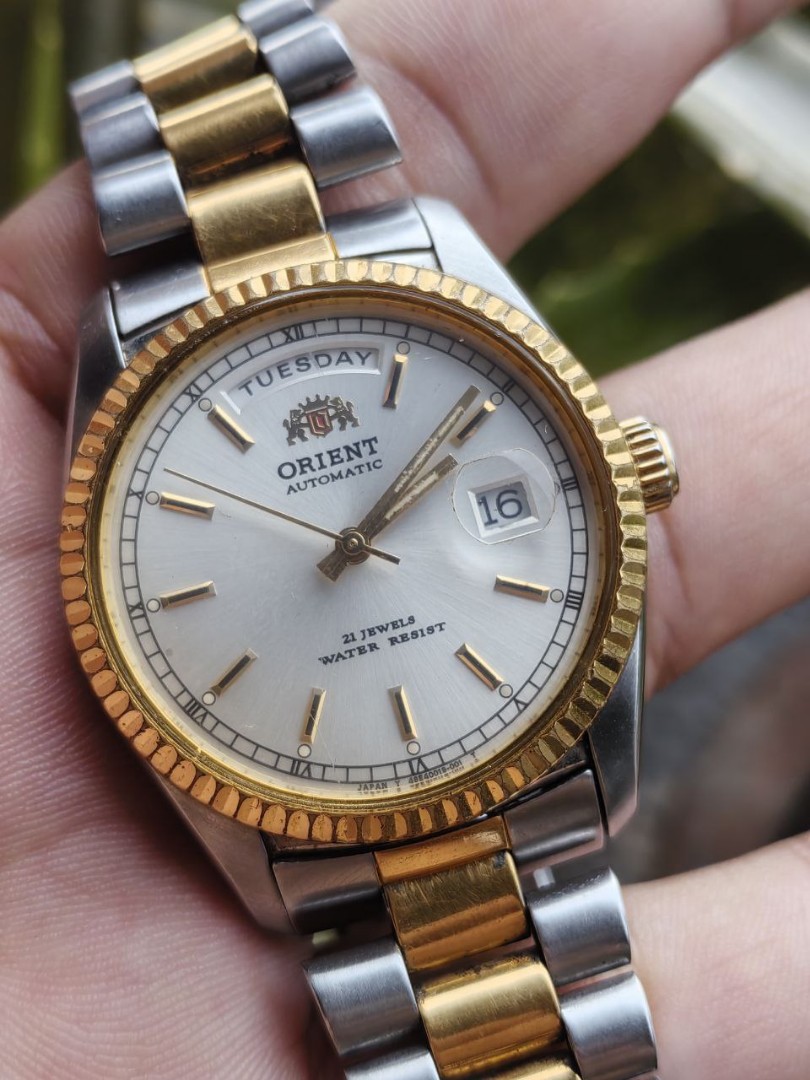 Orient Presidential Day Date, Luxury, Watches on Carousell