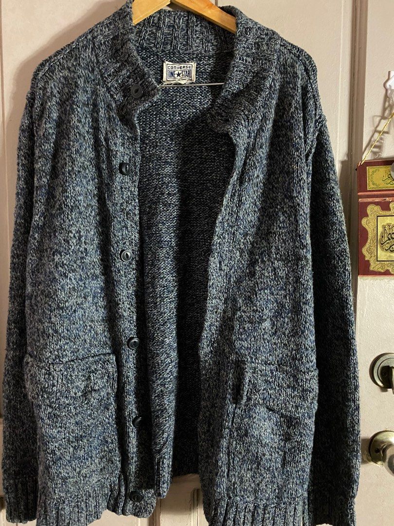 Original Converse Knitted Cardigan Blazer Outwear UNISEX