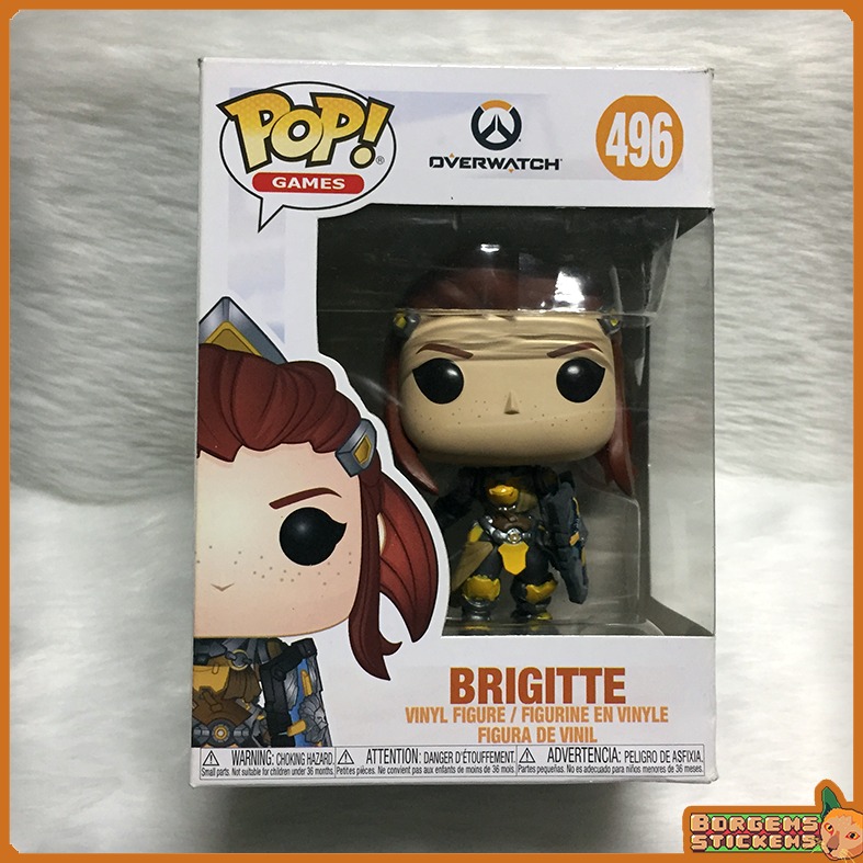 Original Funko Pop Overwatch Brigitte No. 496 Vinyl Figure