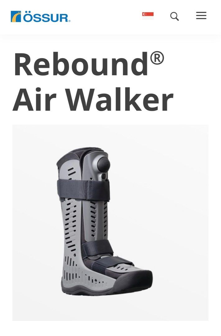Ossur Rebound Air Walker Boot, Low Top – Top Seller – Strong