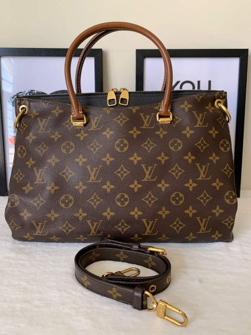 Louis Vuitton Pallas MM, Luxury, Bags & Wallets on Carousell