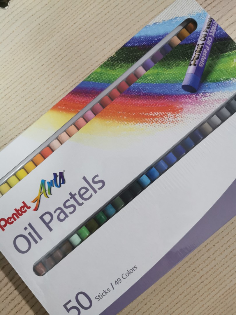 Pentel Arts Oil Pastels - 50 sticks