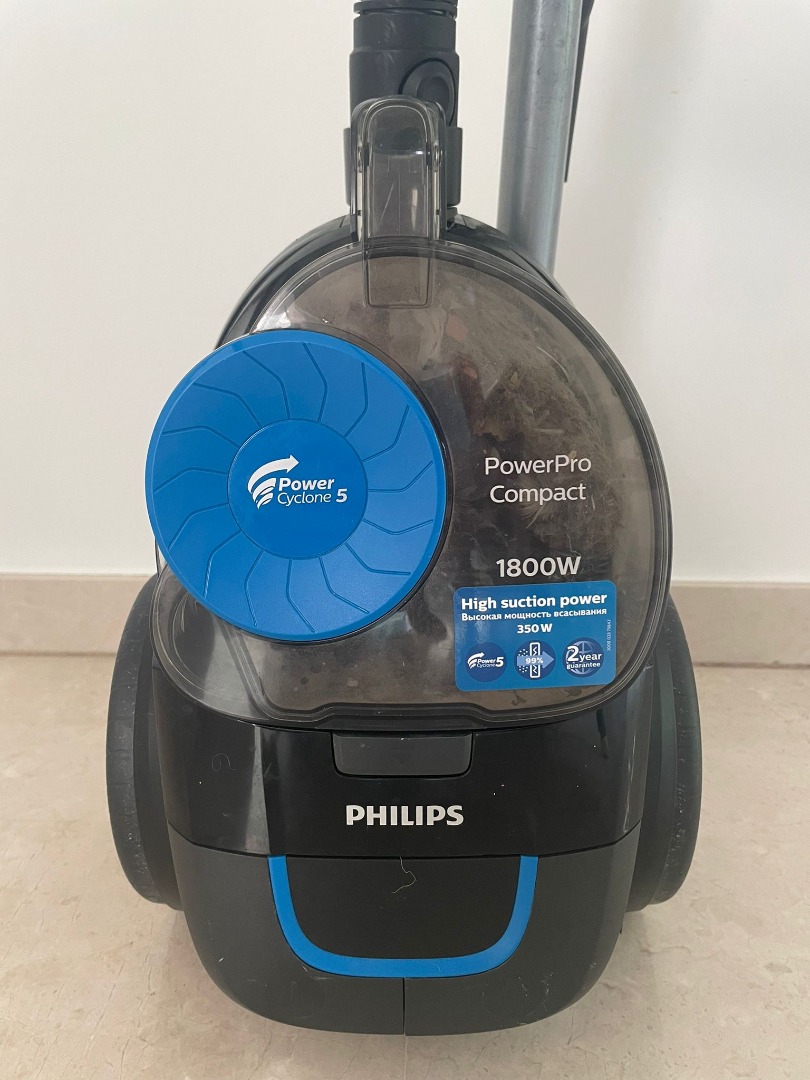 Philips FC9350 PowerPro Compact Bagless vacuum cleaner, TV & Home ...