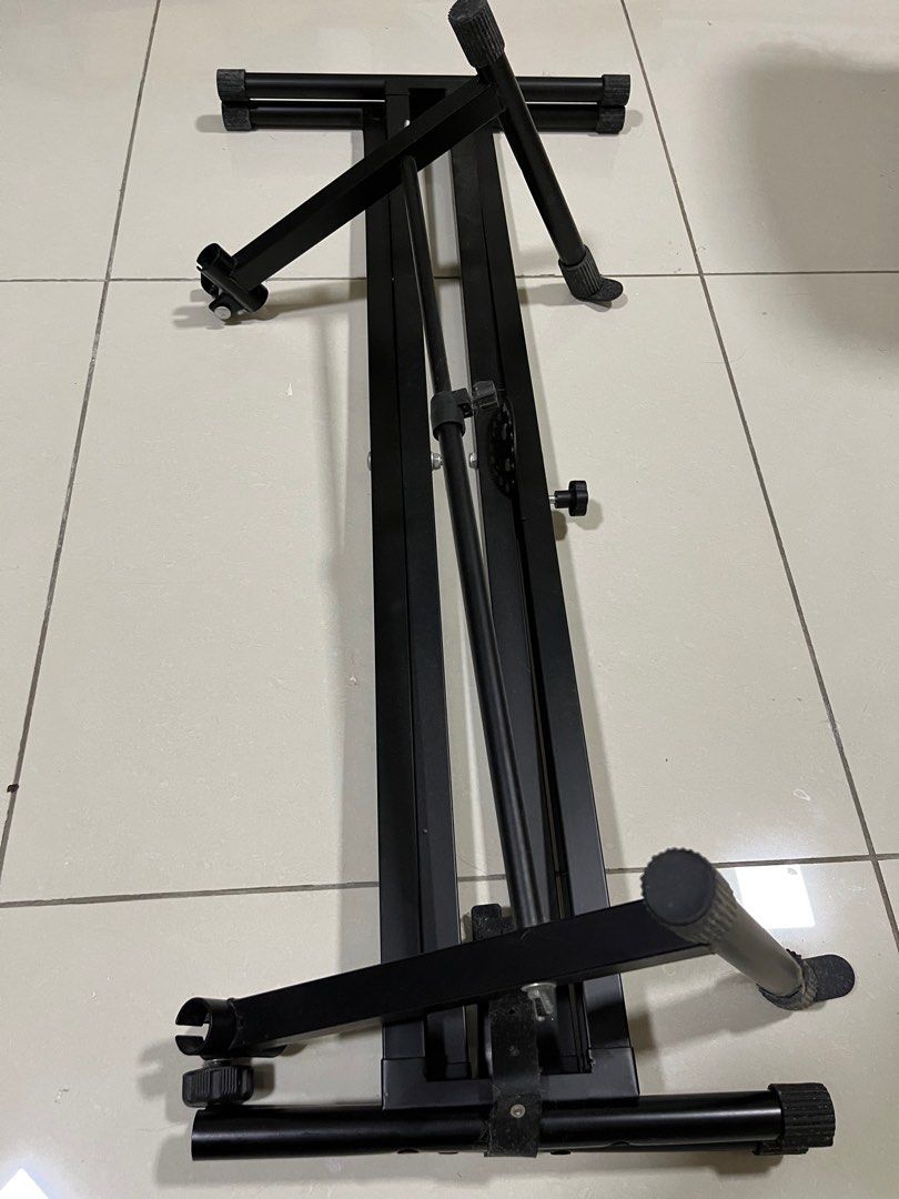 Piano keyboard stand with double decker stand, Hobbies & Toys, Music