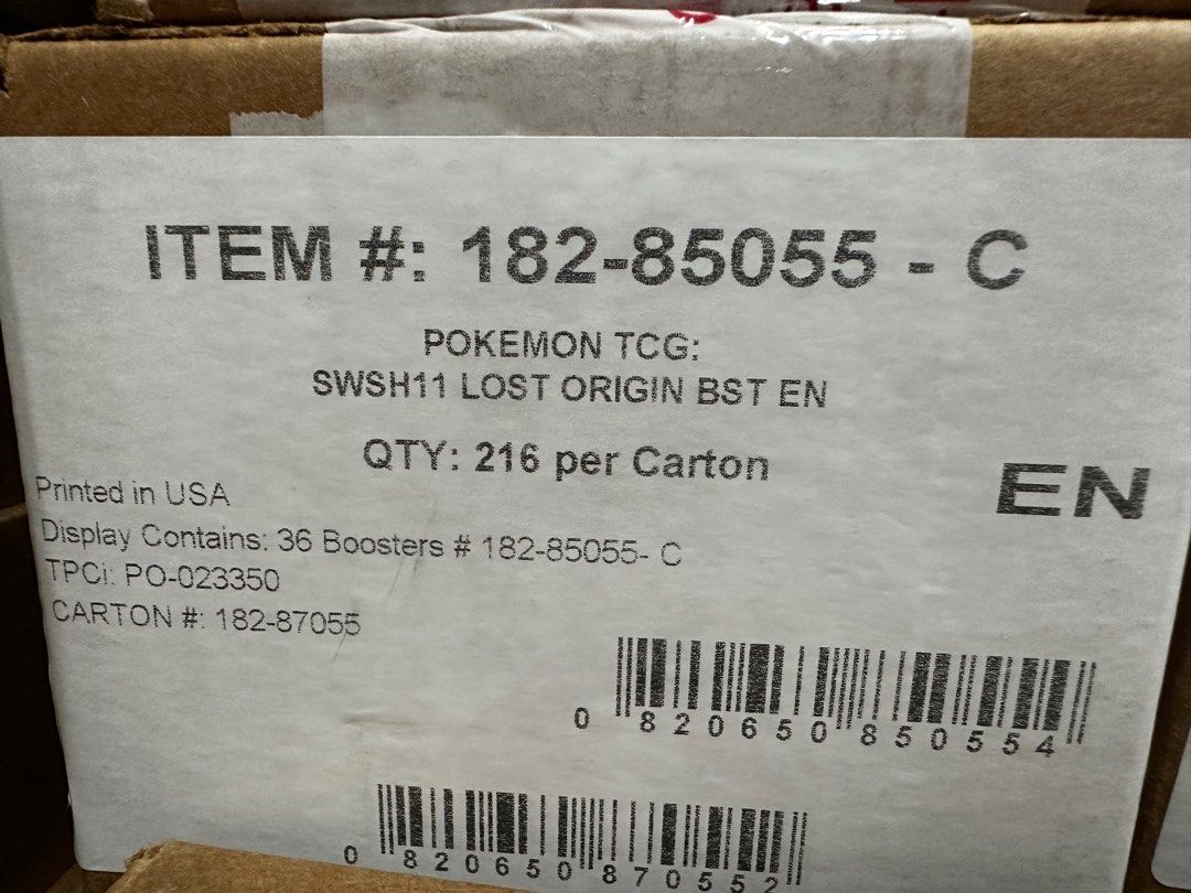 Pokemon TCG lost origin booster box carton s11, Hobbies & Toys, Toys &  Games on Carousell