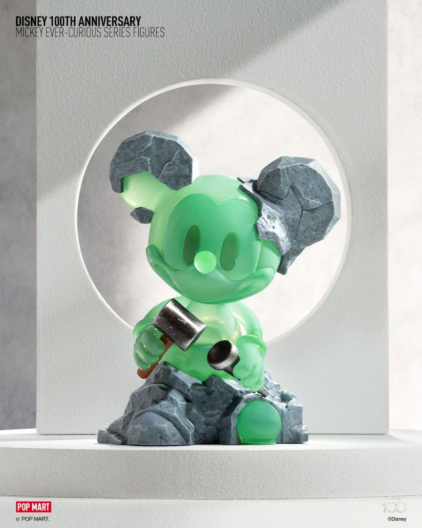 POP MART Disney 100th anniversary Mickey Ever-Curious Series - Jade Mickey