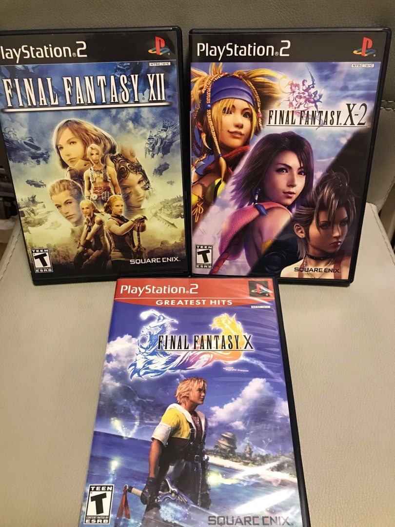 PS2 Game 美版Final Fantasy x 3, 電子遊戲, 電子遊戲