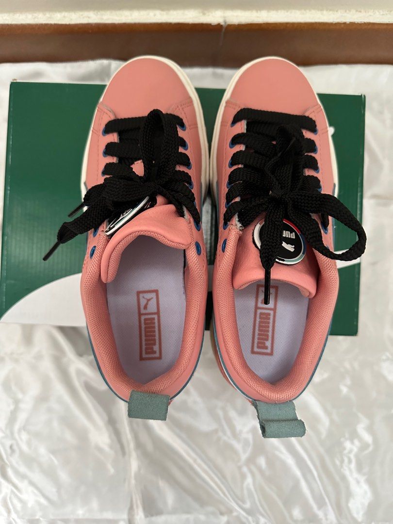 Puma Mayze pink platform shoes female