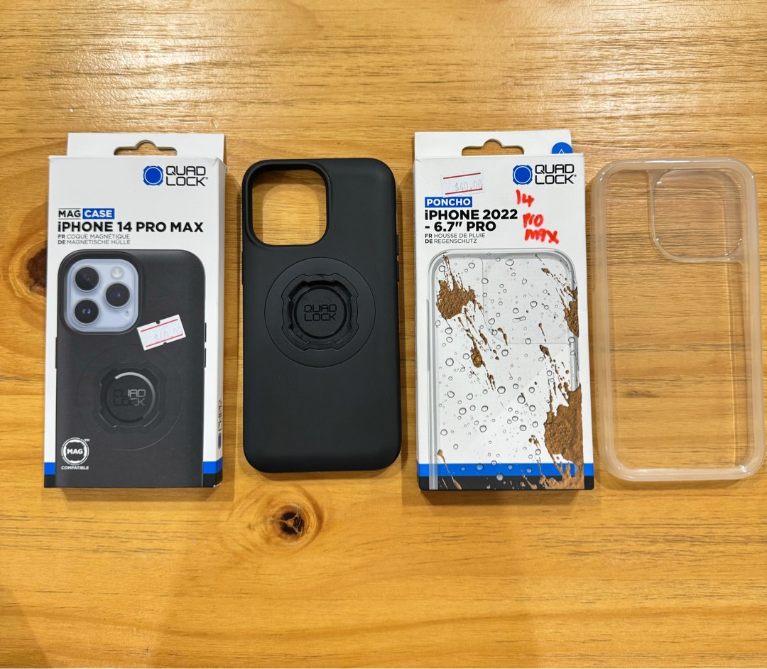 Quad lock iPhone 14 Pro Max MagCase & Poncho, Sports Equipment
