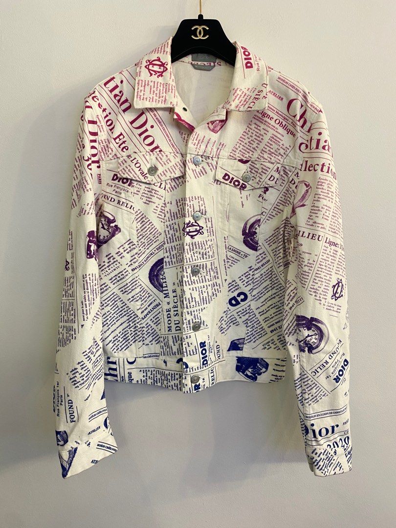 Newspaper top print jacket