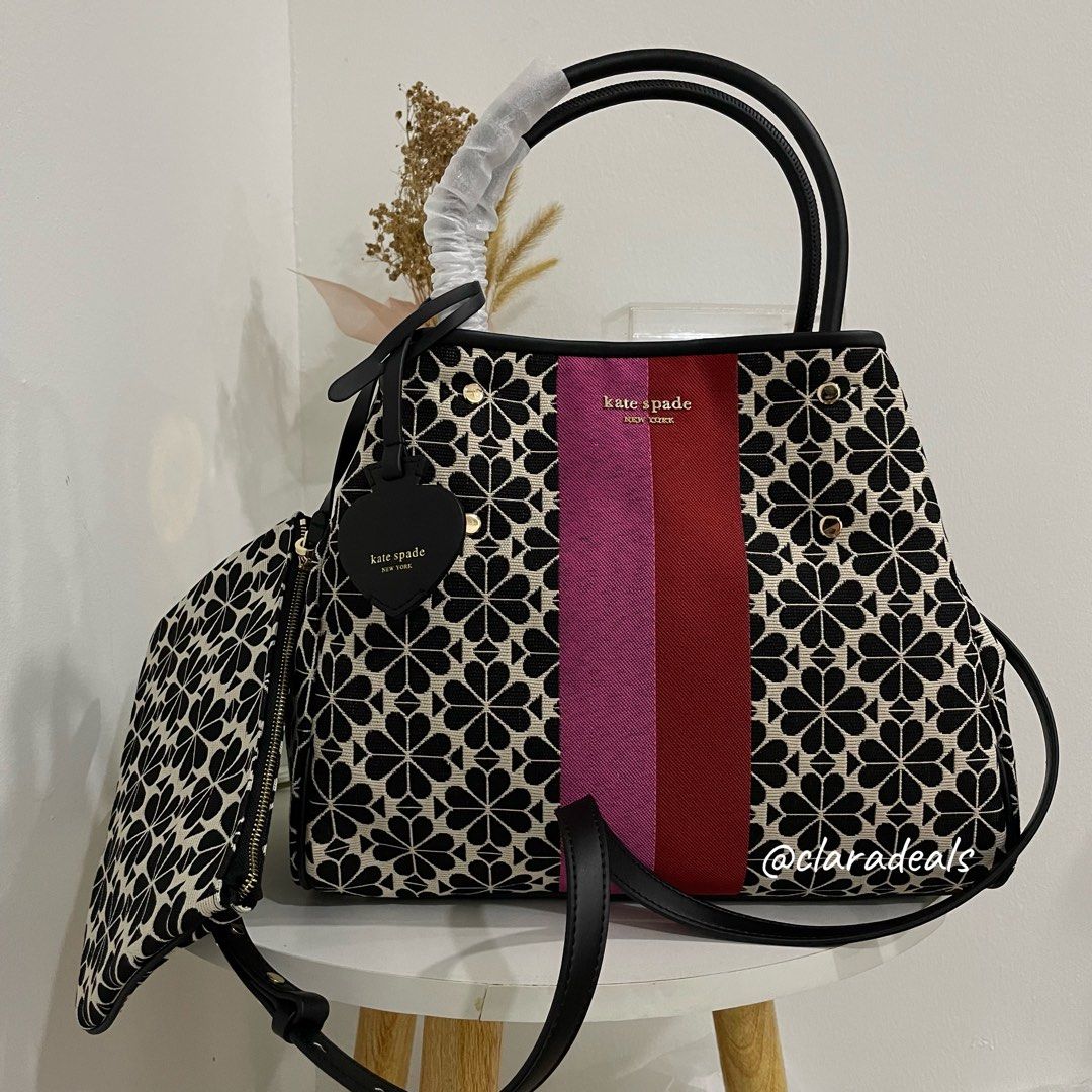Kate Spade Jacquard Medium Tote Women s Fashion Bags Wallets
