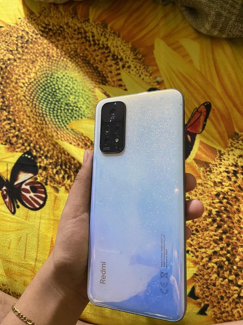 REDMI NOTE 11 128GB (Category: Xiaomi) located in Caloocan City. Submitted by ssrah.xx (Listing ID 1259895065, Image 2). Description: RFS: BIHIRA LANG MAGAMIT/NEED FUNDS 6/128 WITH FREE 10 CASE NO ISSUE CHECK ALL YOU WANT.