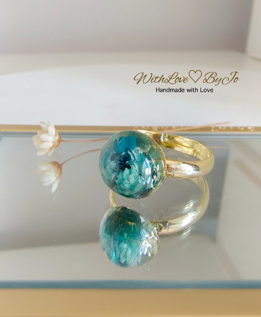 Real flower new arrivals ring