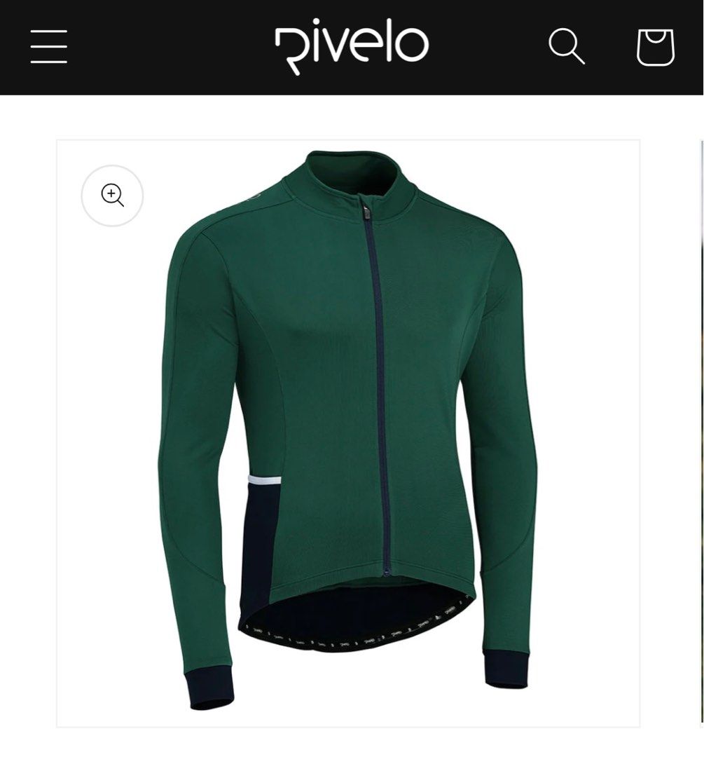 Rivelo Cycling Thermal Long Sleeve Jersey Men s Fashion