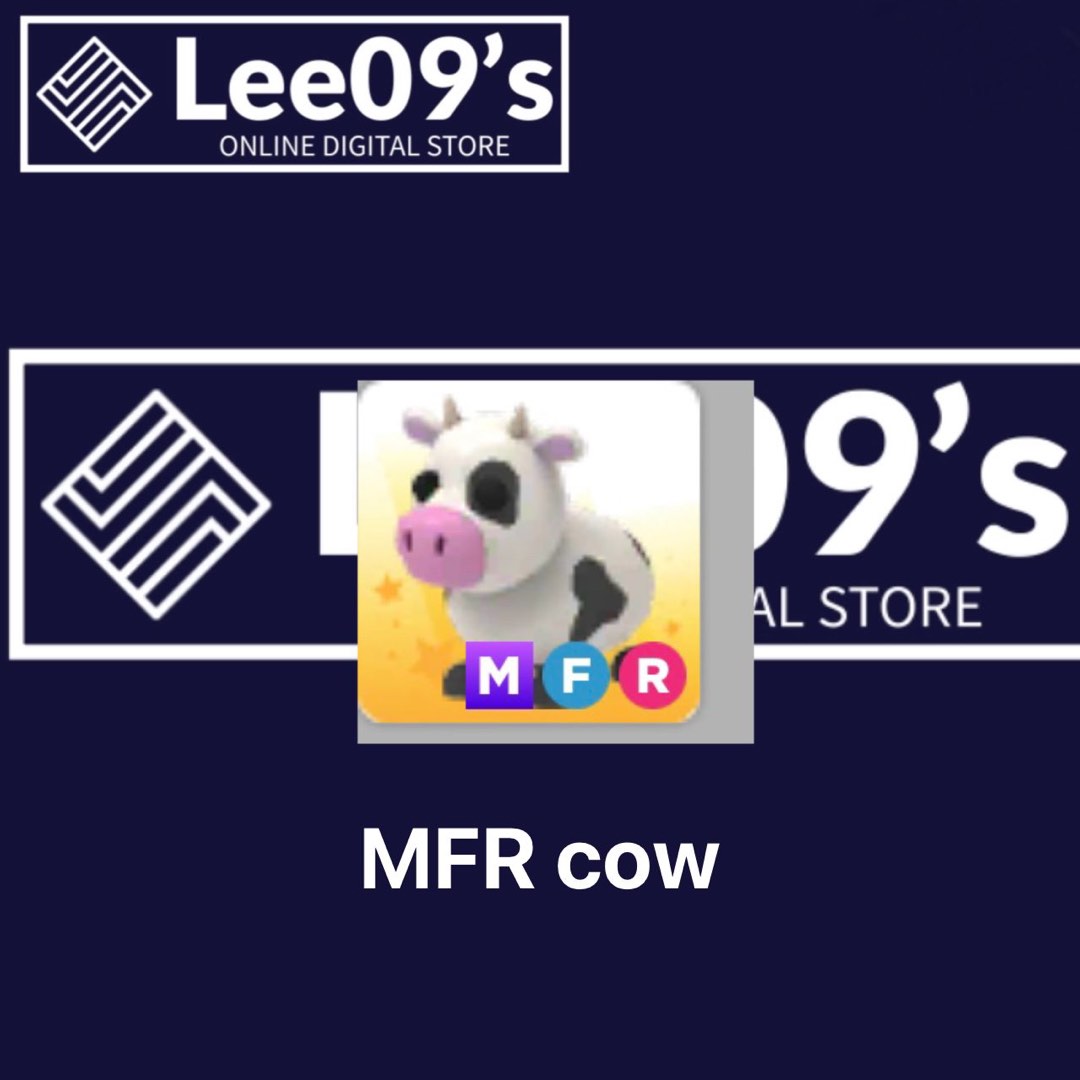Roblox adopt me Mega cow ( read desc), Video Gaming, Gaming Accessories