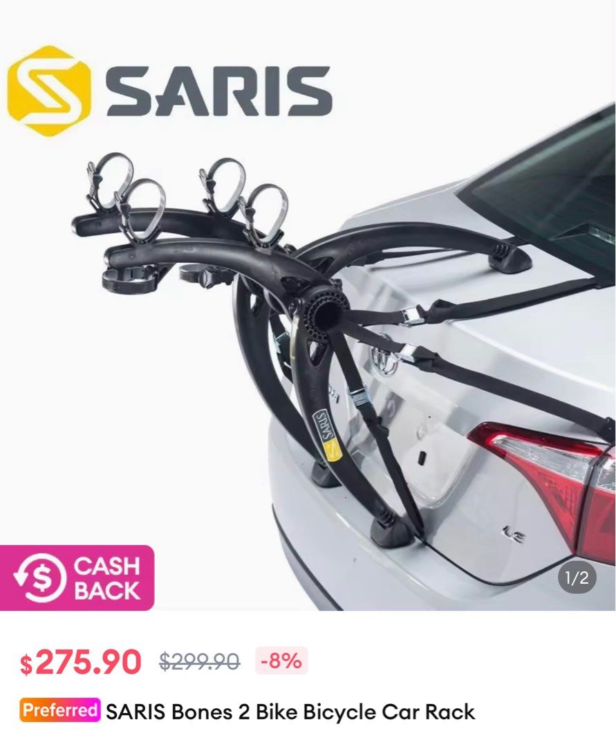 Saris bones 2 bike rack for sale 2025
