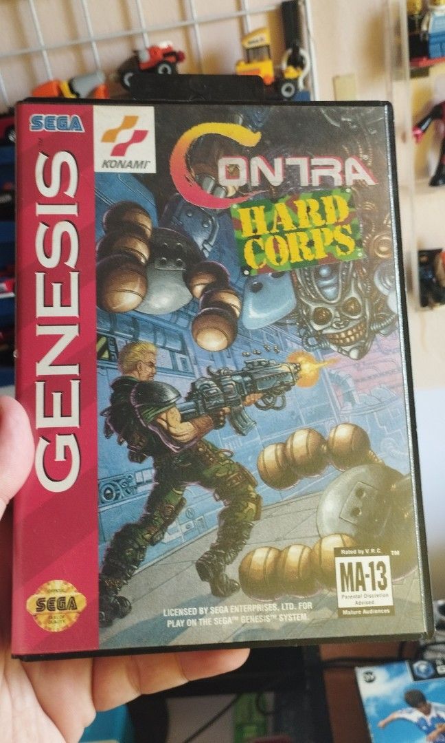 SEGA GENESIS CONTRA HARD CORPS CATRIDGE Video Gaming Video Games