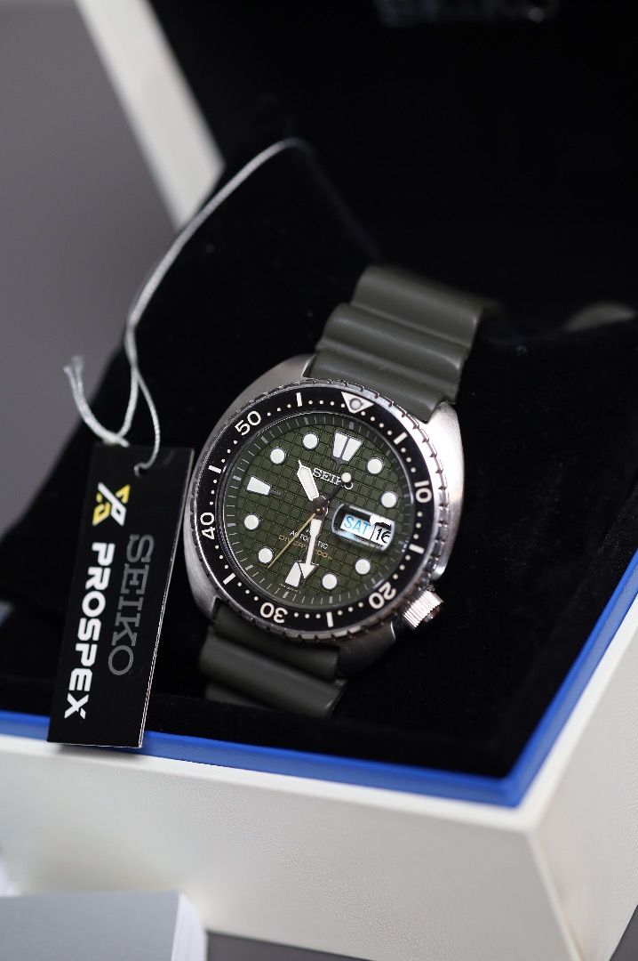 Seiko Prospex SRPE05 King Turtle Green Dial Men s Fashion