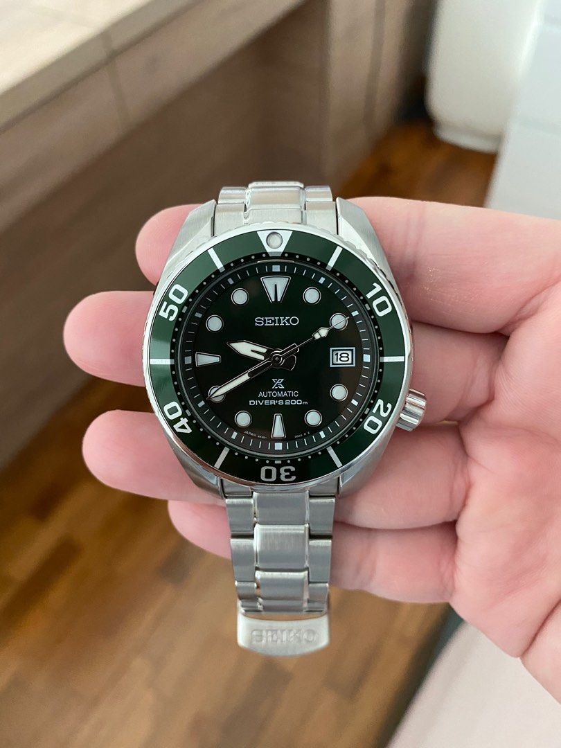 Seiko sumo green hulk Men s Fashion Watches Accessories