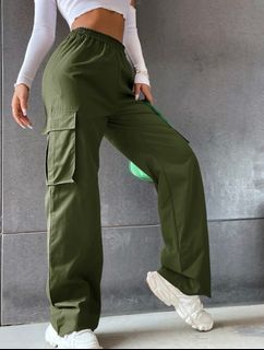 SHEIN EZwear Flap Pocket Side Cargo Pants