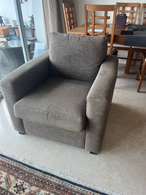 Sofa bed sales and matching chair