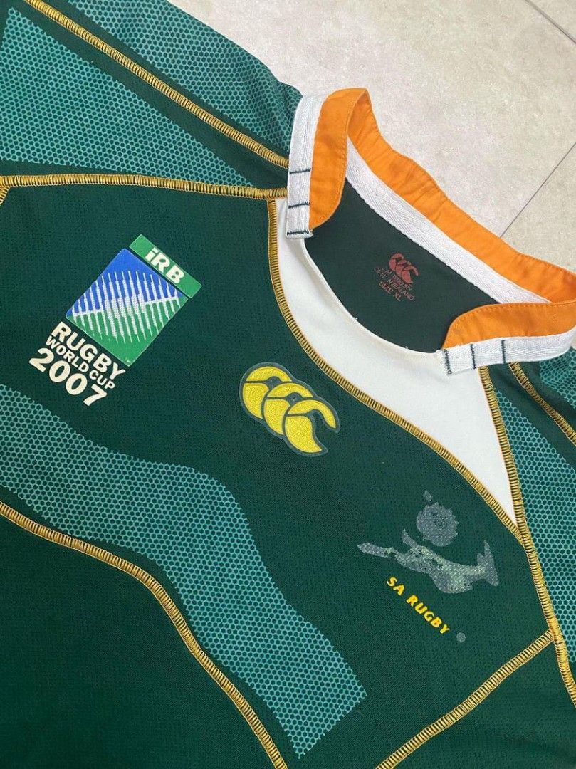 South africa rugby jersey 2007 discount