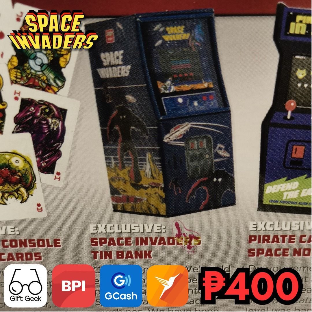 Space Invaders Exclusive Tin Bank, Hobbies & Toys, Toys & Games on ...