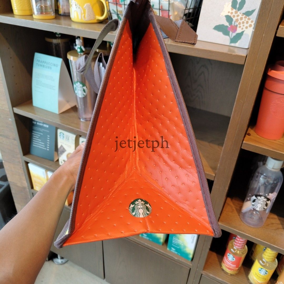Starbucks Tote Bag (Category: Tote Bags) located in Quezon City. Submitted by jetjetph (Listing ID 1259937687, Image 2). Description: Insulated tote bag Earth Day collection.