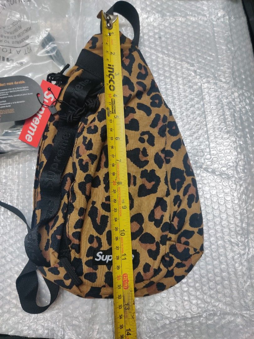 Supreme hotsell cheetah bag