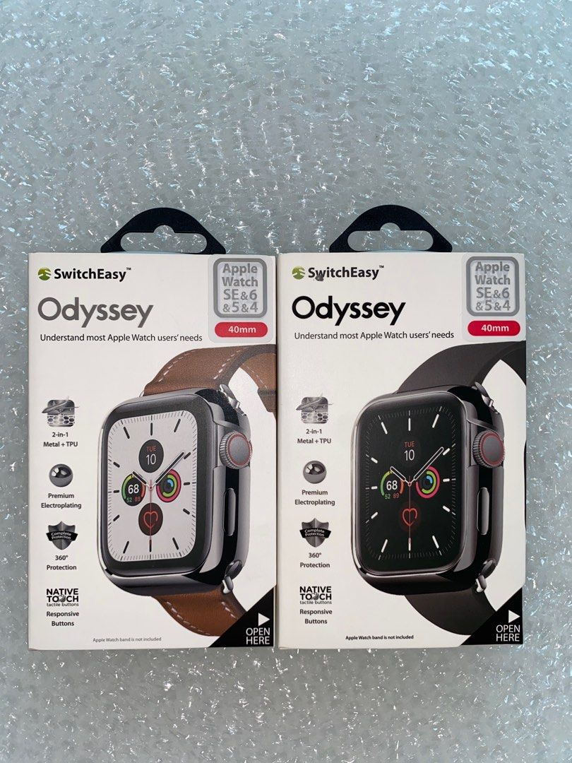 SWITCHEASY Odyssey Case Apple Watch 6 5 4 40mm Metal TPU