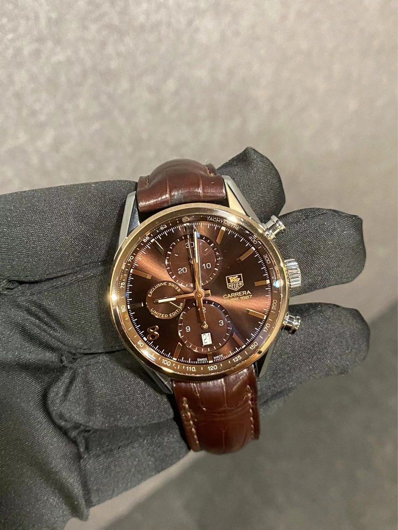 Tag heuer carrera 2025 calibre 1887 rose gold