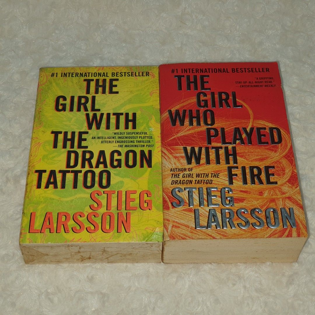 The Girl with the Dragon Tattoo Book Set, Hobbies & Toys, Books ...