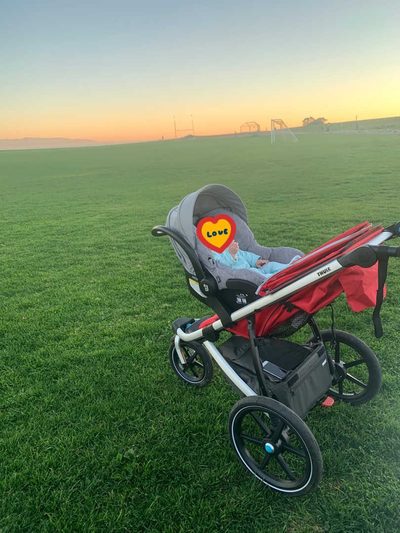 Thule urban glide hot sale 2 buggy board