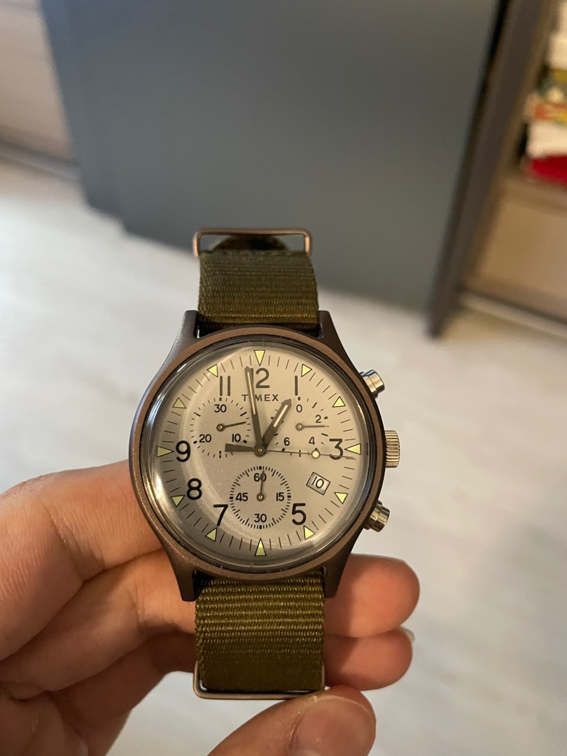 timex mk1 aluminium chronograph