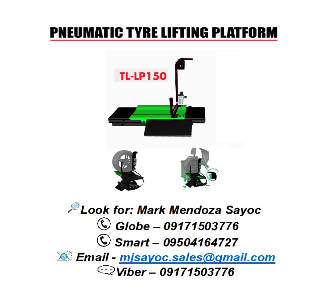 TOPLIFT PNEUMATIC TYRE LIFTING PLATFORM (TLPL150), Commercial