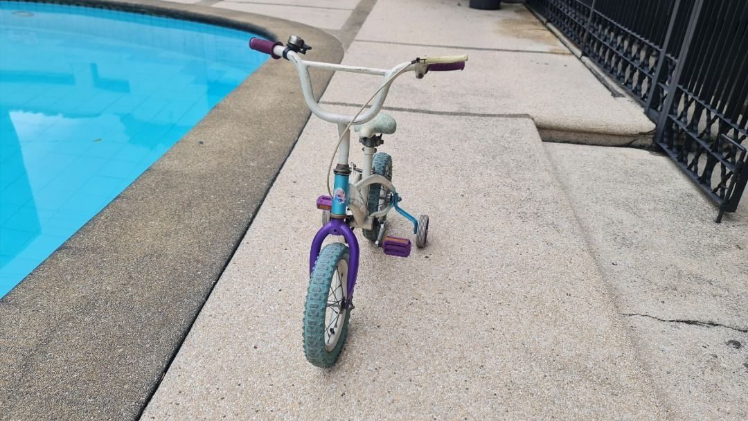 Toys R Us Frozen Bike With Training Wheels