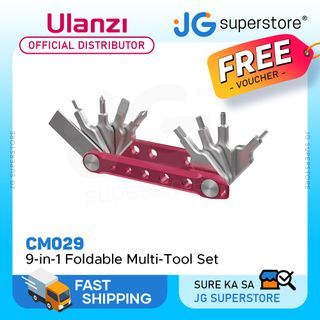 Ulanzi CM029 9-in-1 Foldable Multi-Tool Set with Stainless Steel Screwdrivers and Wrenches | C035GBB1 | JG Superstore