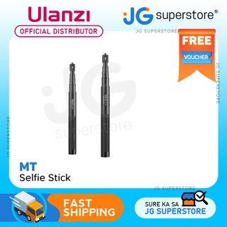 Ulanzi MT-57 31" / MT-58 47" Extendable Action Camera Selfie Stick Pole with 1/4" Universal Threaded and Invisible effect for Panoramic Cameras, Sports Cameras and Smartphones | 3031, 3032 |JG Superstore