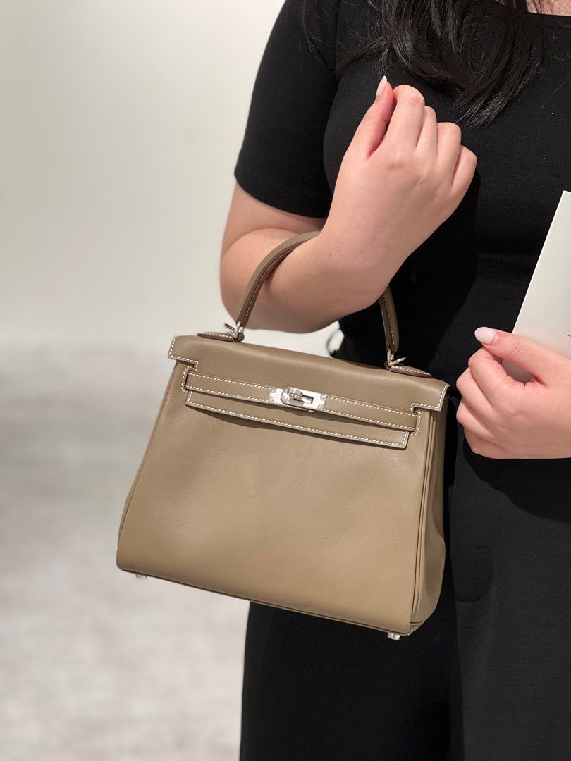 Hermès Kelly 25 in Etoupe