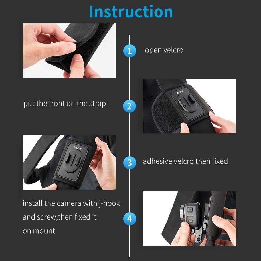 Upgraded Backpack Bag Strap Mount Clip Holder for HERO 12 11 10 9 8 7 6 5 / DJI  OSMO ACTION Camera, Photography, Photography Accessories, Other Photography  Accessories on Carousell