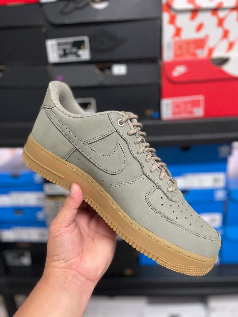 Nike air force 1 pewter gum sales