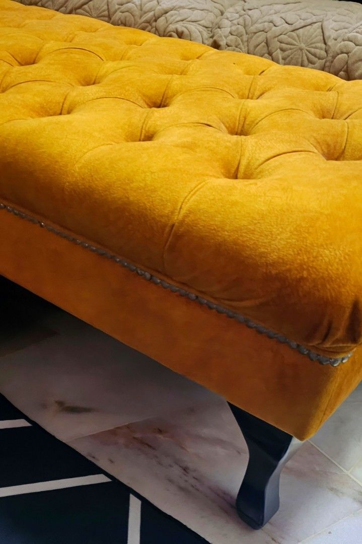 Luxury Chesterfield Ottoman Bench for Sale