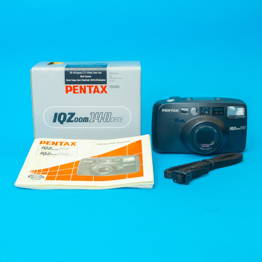 [V N MINT IN BOX] Pentax espio 140 35mm film camera point and shoot