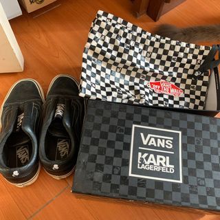 Vans x Karl Lagerfeld Leather Slip On
