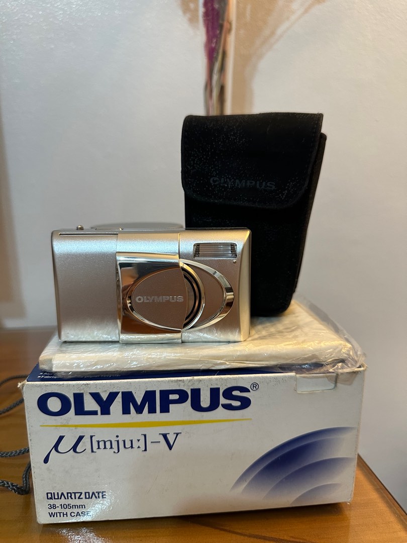 Olympus MJU II Limited Edition - Avec étui Rare Azzaro Chrome - état Fonctionnel