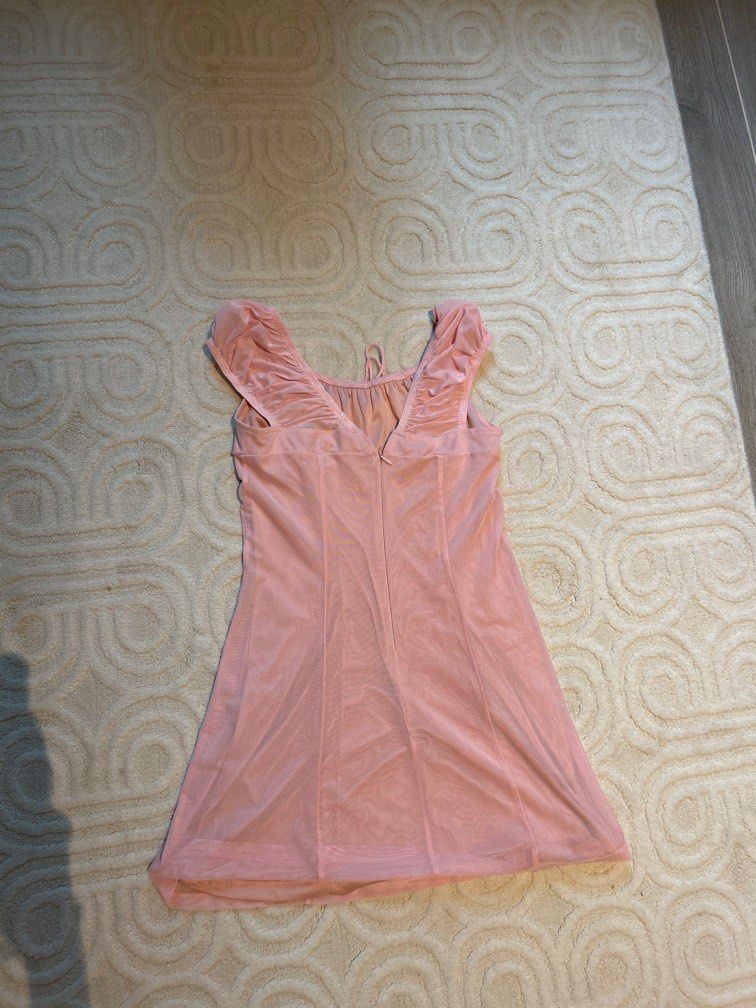 Depop Jayne Dress Reformation Vesta Pink Mini Dress, 女裝, 連身 - Main Image