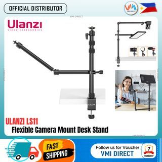 Vijim by Ulanzi LS11 Removable Flexible Desk Stand with 3 Level Extensions up to 96cm for Vlogging Camera Mount Desk Stand VMI Direct