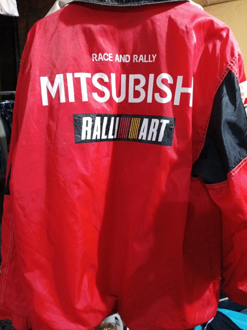 Lancer Evolution Ralliart Jacket Original Vintage Mitsubishi RalliArt Light Jacket, Men's Fashion, Coats ...