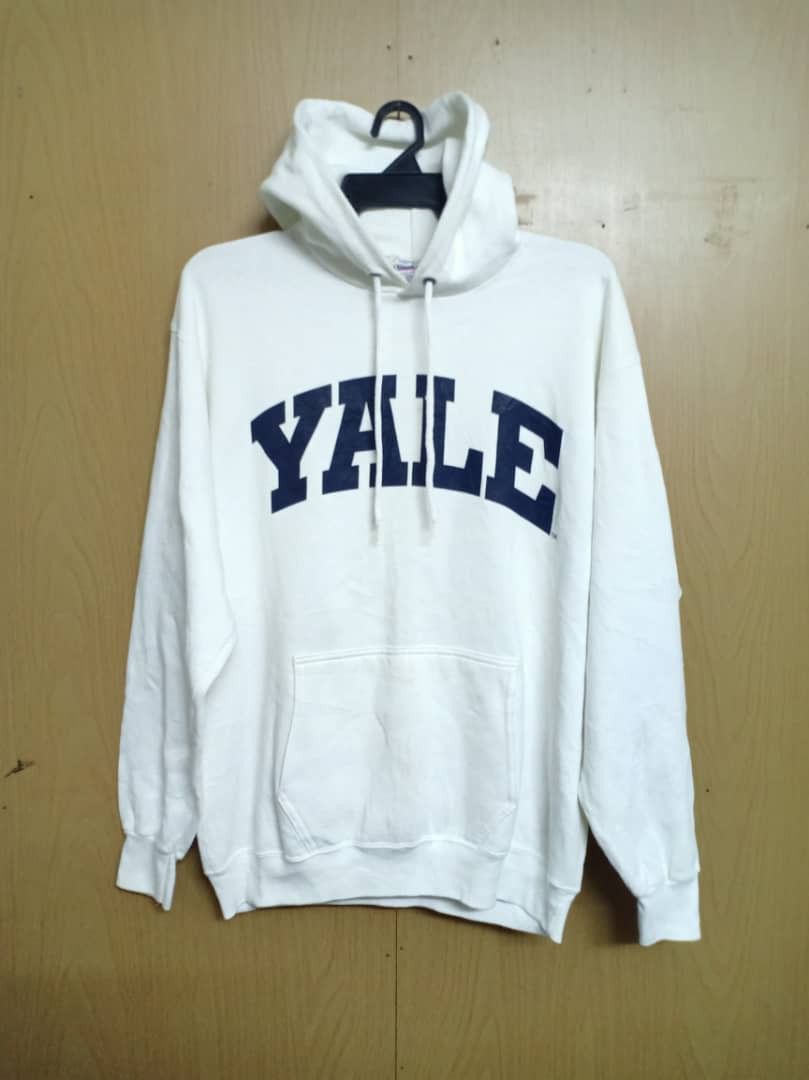 Vintage Yale University Hoodies Sweatshirt Champion Reverse Weave